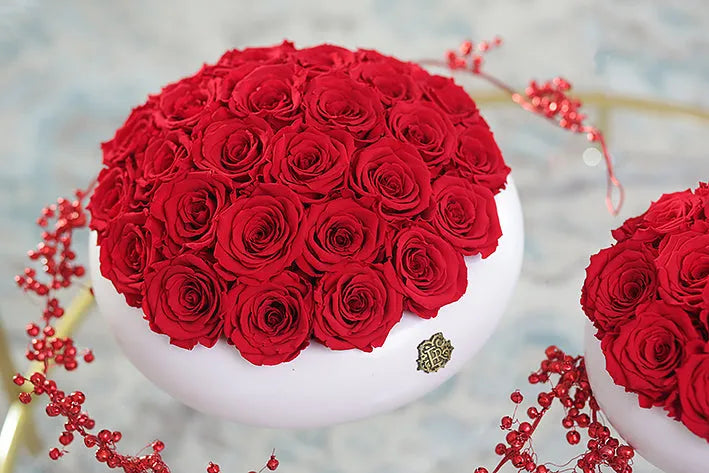 Nobu Centerpiece Eternal Roses Arrangement - Image 2