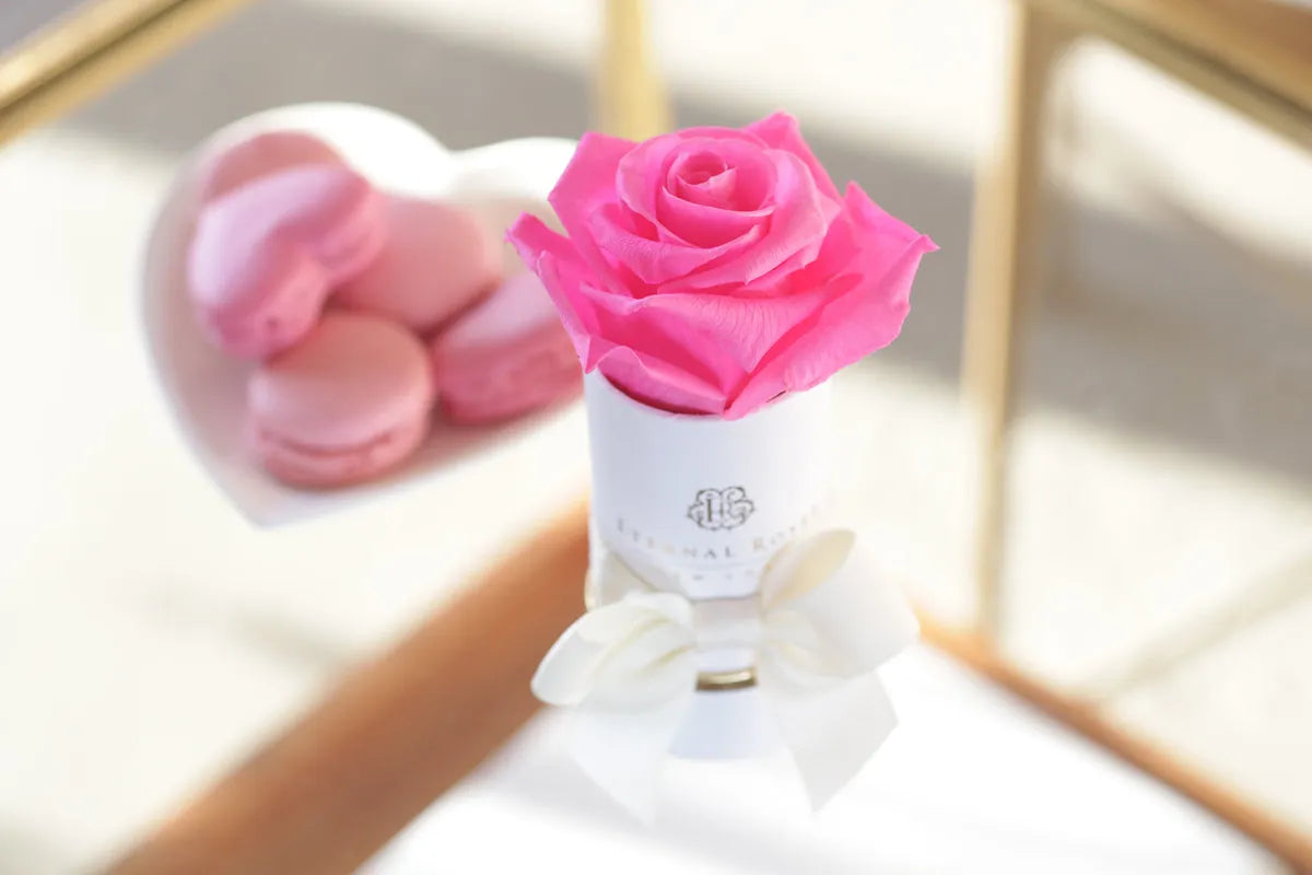 Single Eternal Rose | Liberty Gift Box in Barbie-lish