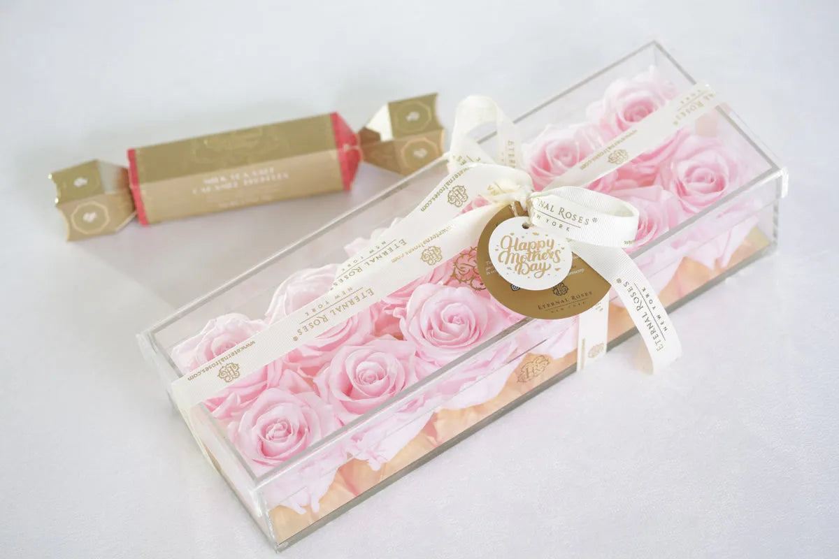 Madison Gold Twelve Roses Gift Box in Pink Martini - Image 2
