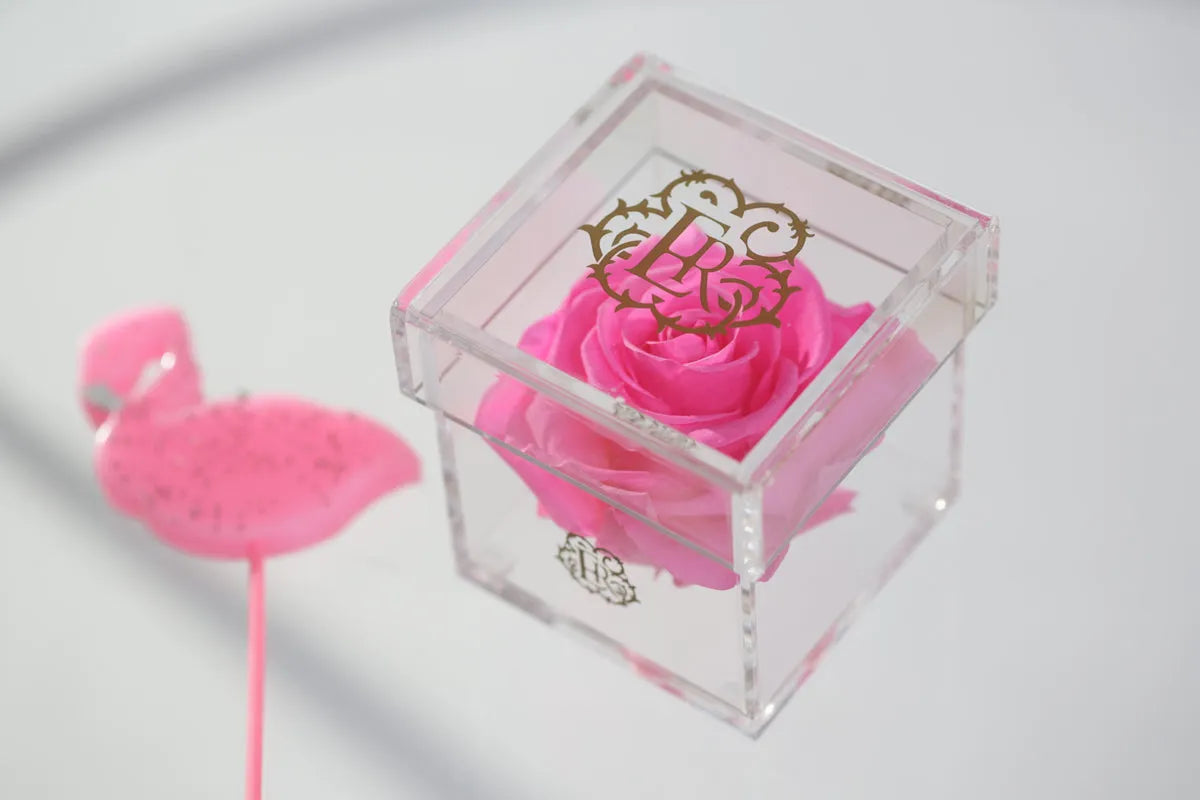 Madison Mini Roses Gift Box in Barbie-lish