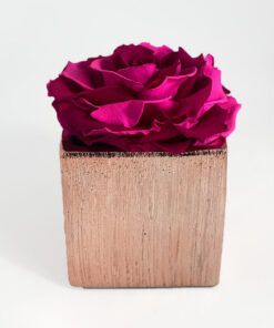Etched Ceramic Single Rose Box