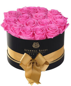 Luxury Roses Empire Gift Box - Small in Barbie-lish
