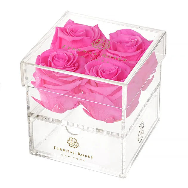 Madison Four Rose Keepsake Gift Box in Barbie-lish - Image 2