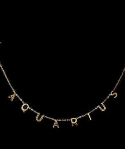 Aquarius Zodiac Necklace