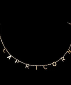 Capricorn Zodiac Necklace