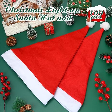 Christmas Light Santa Hat - Image 3