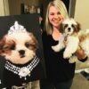 Classy Lady Custom Pet Portrait