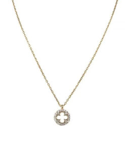 Clover Pave Necklace