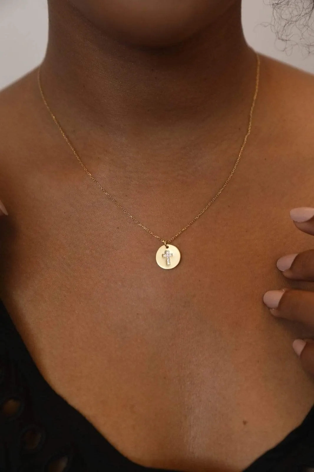 Cross Pave Necklace - Image 5