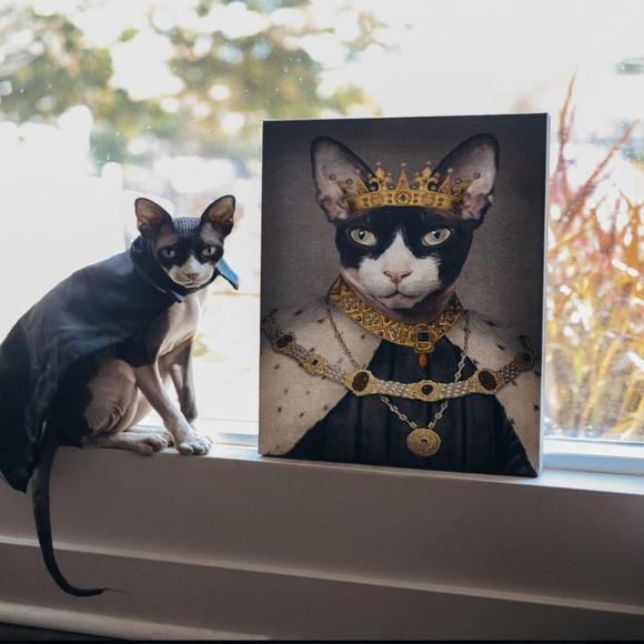 Crowned King Custom Pet Portrait - Image 7