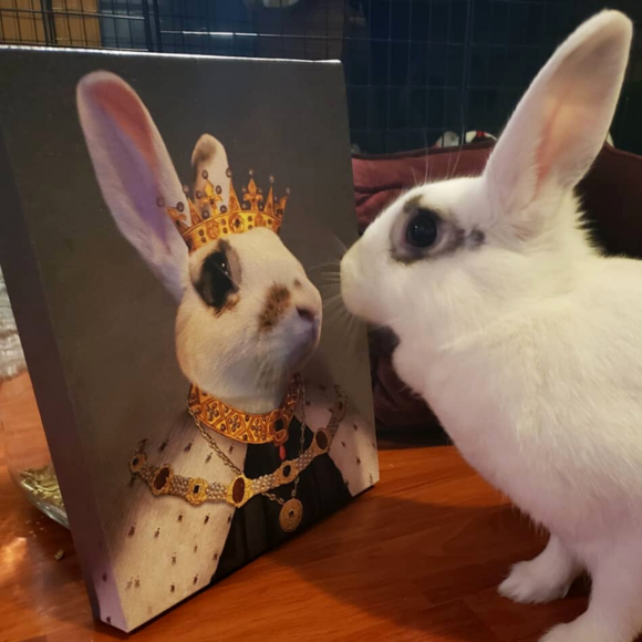 Crowned King Custom Pet Portrait - Image 6