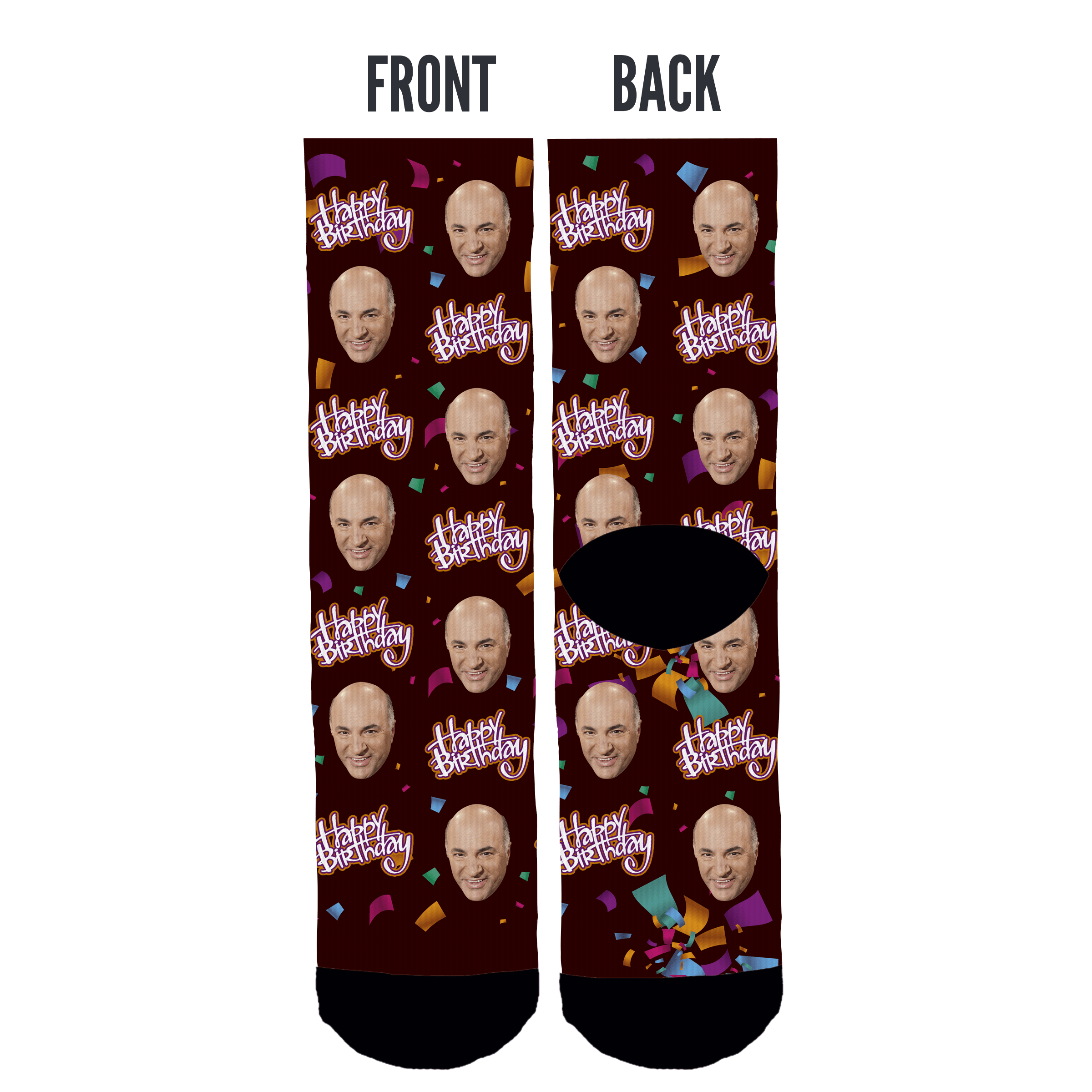 Custom Birthday Face Socks - Image 4