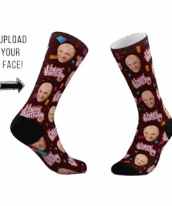 Custom Birthday Face Socks