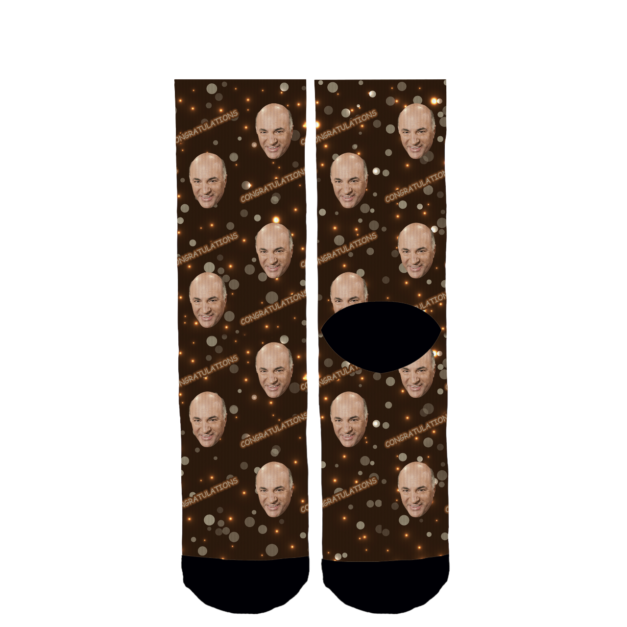 Custom Congrats Face Socks - Image 2