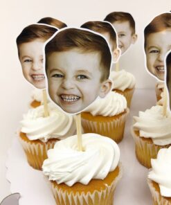 Custom Face Cupcake Toppers