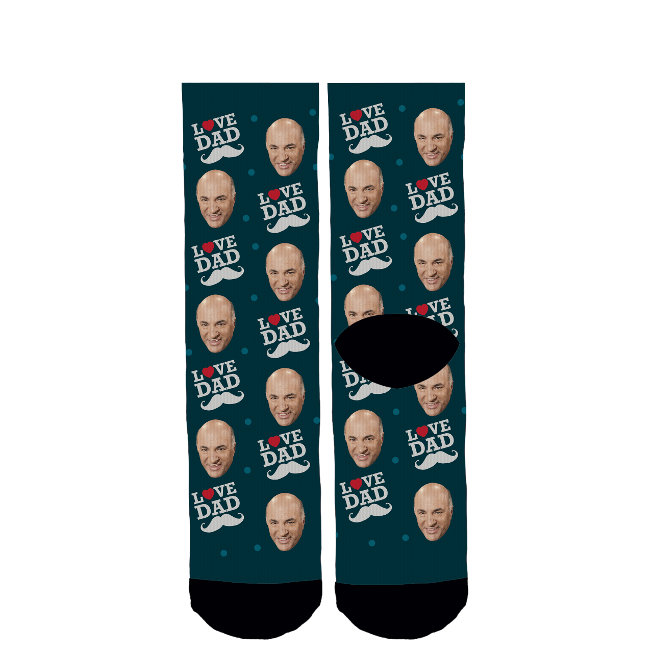 Custom "I Love Dad" Face Socks - Image 2