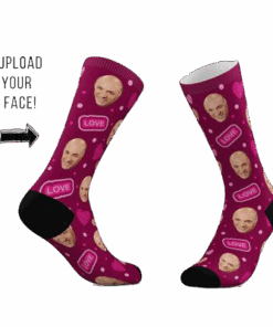 Custom Love Face Socks