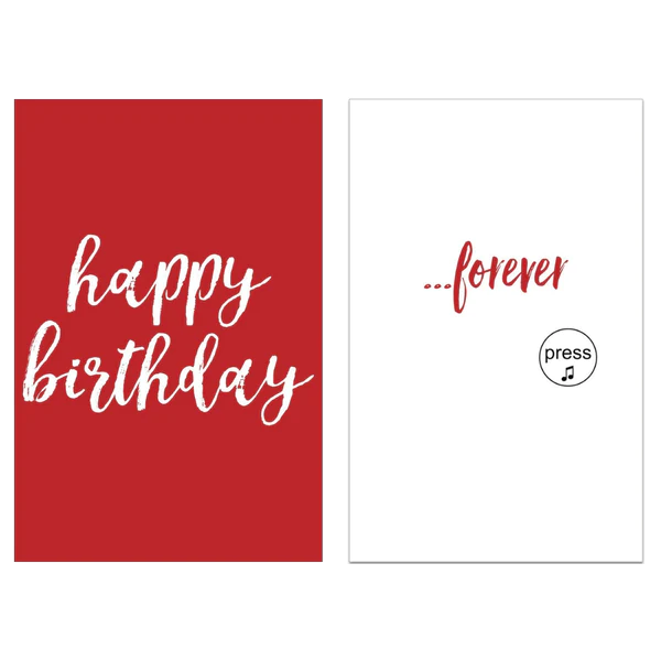 Endless Birthday Music With Glitter