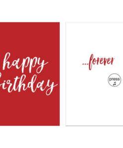 Endless Birthday Song Card + Glitter