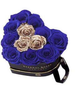 Chelsea Eternal Rose Gift Box in Royal Gold Rose