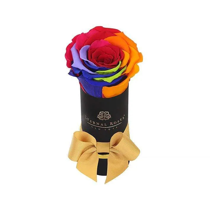 Liberty Gift Box Black in Rainbow Eternal Rose