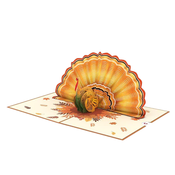 Give Thanks Turkey Pop-Up Card
