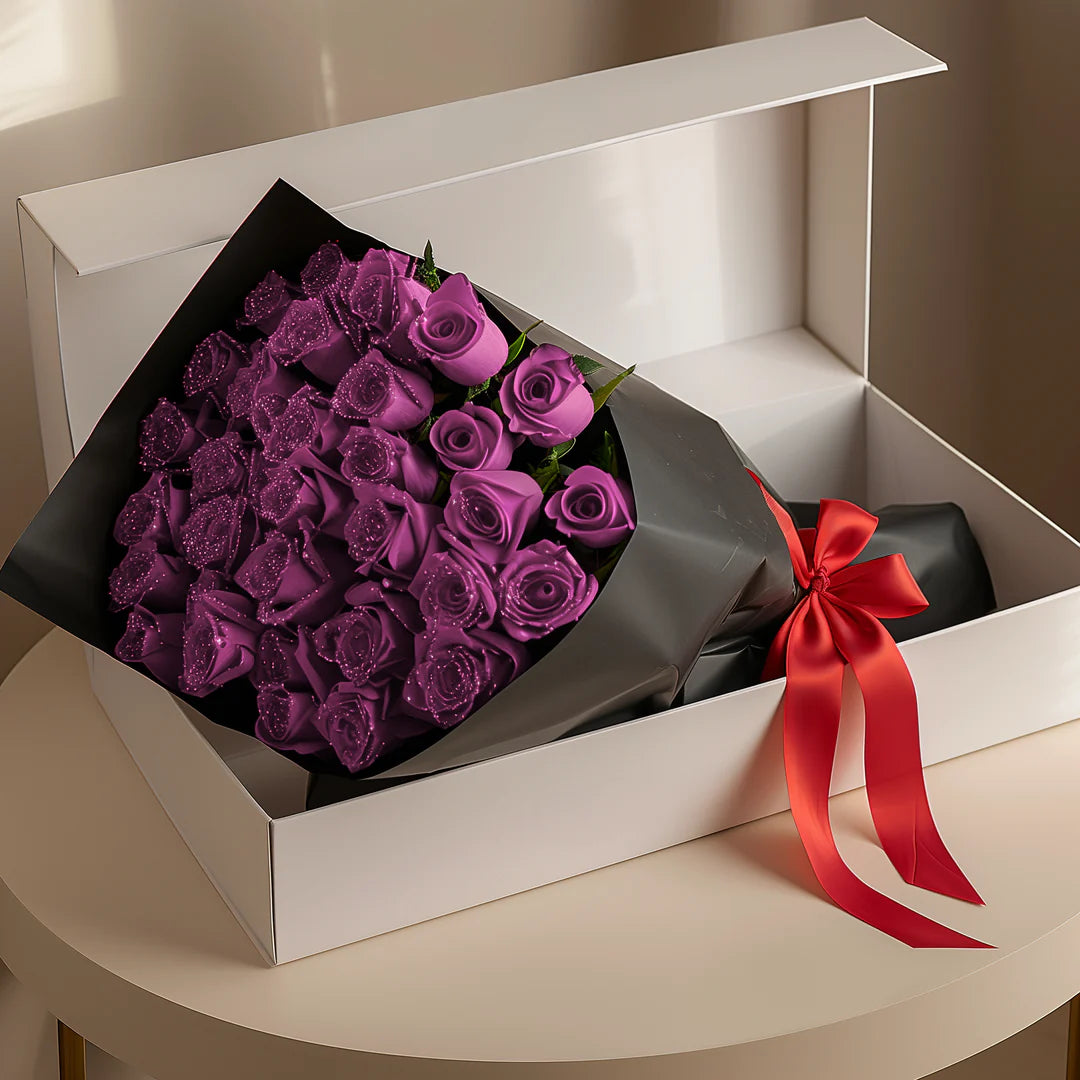 Glitter Rose Bouquet - Image 4
