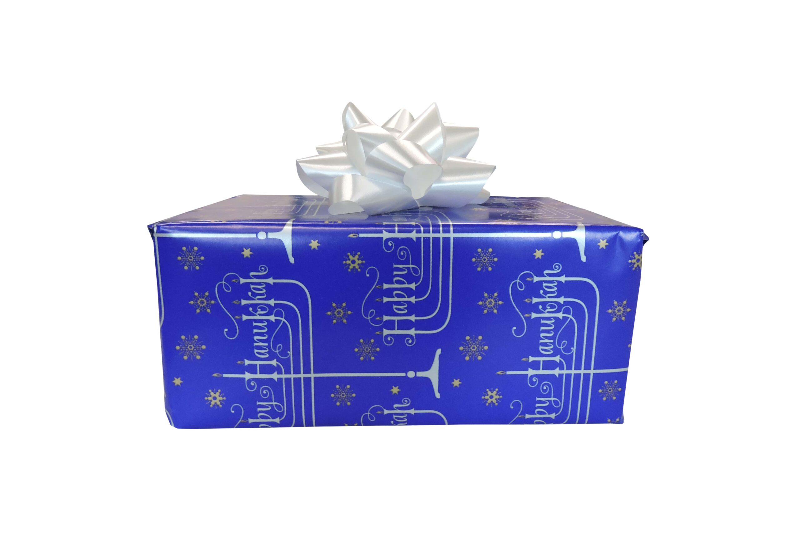 Hanukkah Gift Wrap & Bow