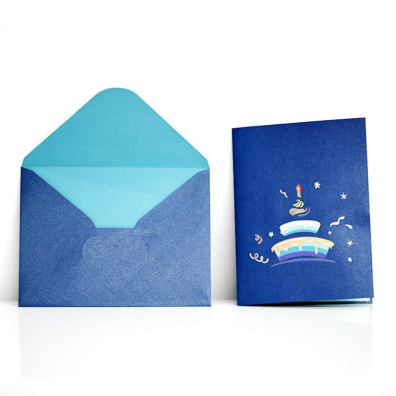 Happy Birthday Cake Pop-Up Card - Image 6