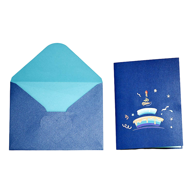 Happy Birthday Cake Pop-Up Card - Image 2