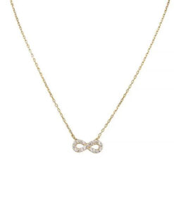 Infinity Pave Necklace