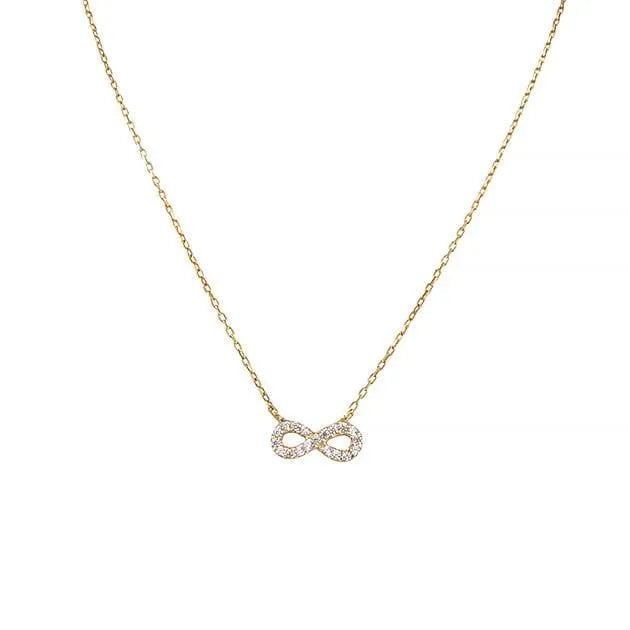 Infinity Pave Necklace