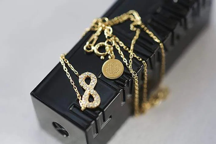 Infinity Pave Necklace - Image 2