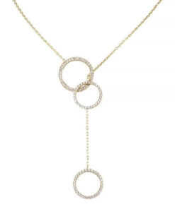 Layered Circle Ring Necklace