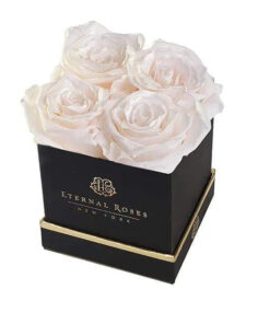 Lennox Small Black Gift Box in Mimosa