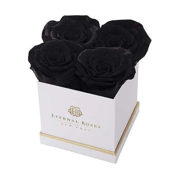 Lennox Small Gift Box with Midnight Black Roses - Image 2