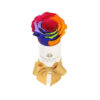 Liberty Gift Box White in Rainbow Eternal Rose