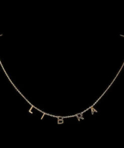 Libra Zodiac Necklace