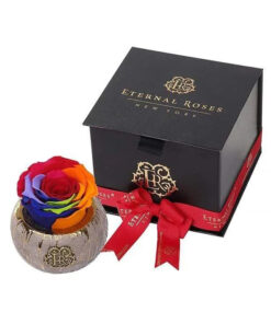 Mini Tiffany Eternal Rose in Rainbow