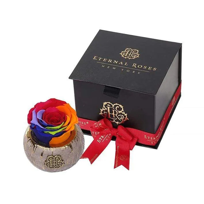 Mini Tiffany Eternal Rose in Rainbow