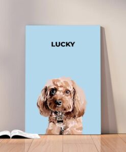 Modern Custom Pet Portrait