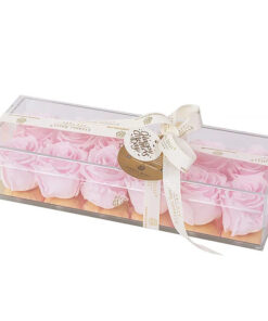 Madison Gold Twelve Roses Gift Box in Pink Martini