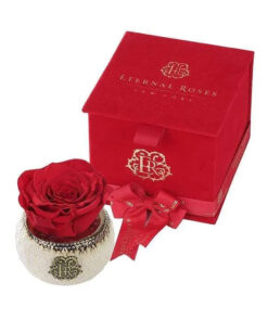 Red Velvet Holiday Gift Box in Scarlet