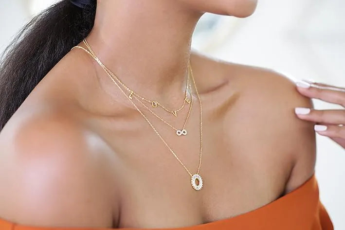 Round Baguette Necklace - Image 2