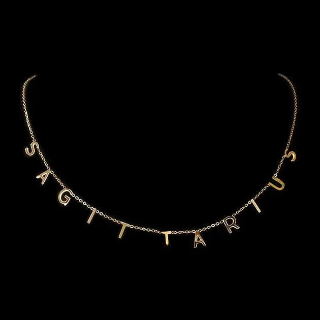 Sagittarius Zodiac Necklace