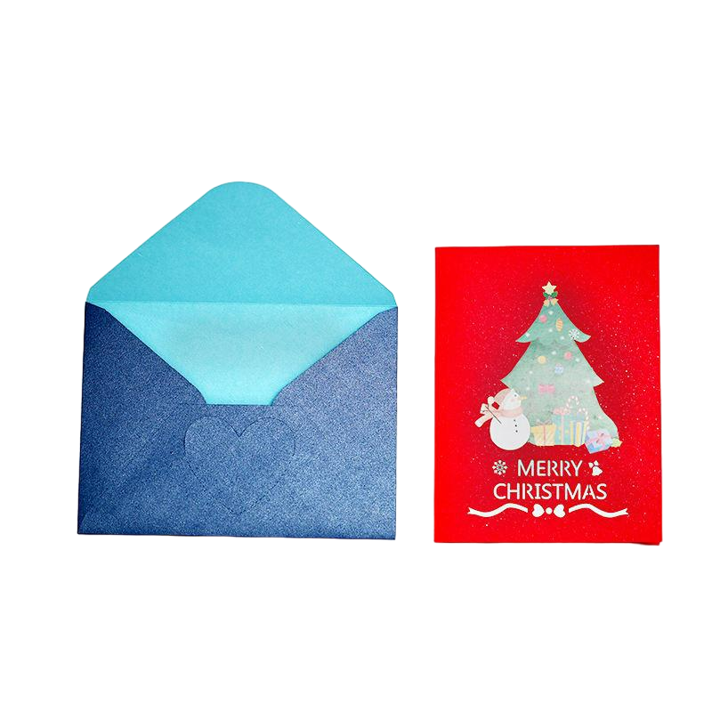 Santa Decorating a Christmas Tree Pop-Up Card - Image 2